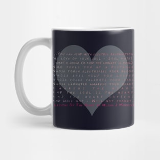 Lessons Of The Heart (poem) excerpt - goodbye love Mug